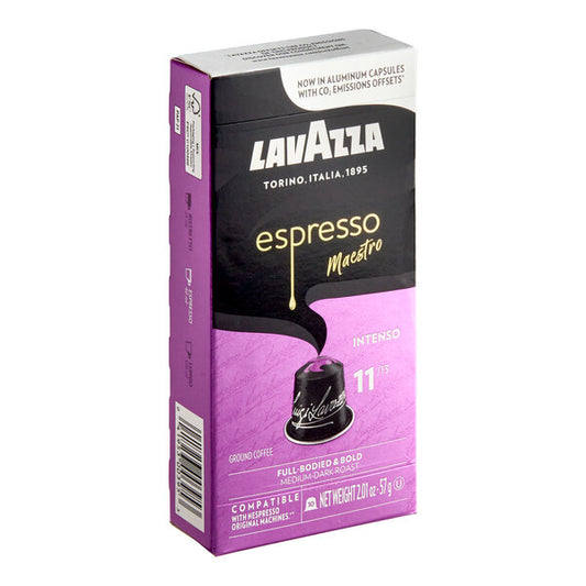 Lavazza Espresso Maestro Intenso Single Serve Capsules for Nespresso coffee