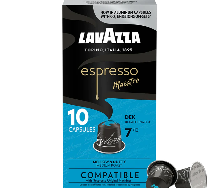 Lavazza Espresso Maestro Decaffeinated Compatible Capsules nespresso COFFEE