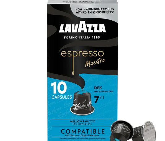 Lavazza Espresso Maestro Decaffeinated Compatible Capsules nespresso COFFEE